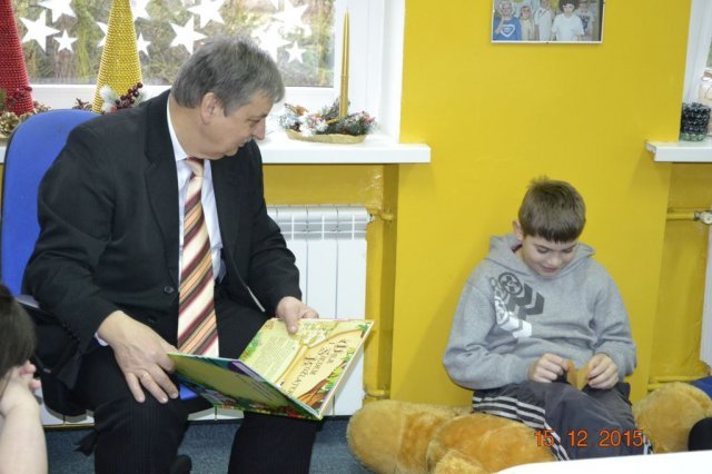 Odwiedziny burmistrza Wolina 