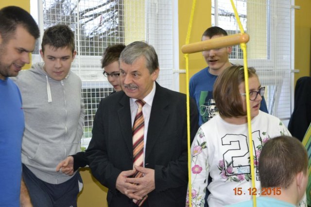 Odwiedziny burmistrza Wolina 
