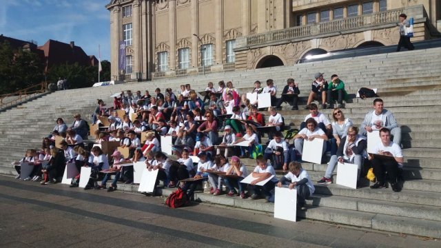 „MAGICZNY SZCZECIN- POLSKO- NIEMIECKIE SPOTKANIA PLASTYCZNO- HISTORYCZNE”.