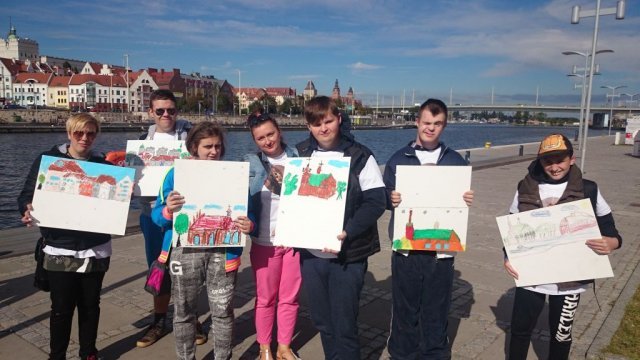 „MAGICZNY SZCZECIN- POLSKO- NIEMIECKIE SPOTKANIA PLASTYCZNO- HISTORYCZNE”.