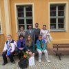 Występ aktorów na uroczystości w Wolinie