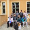 Występ aktorów na uroczystości w Wolinie