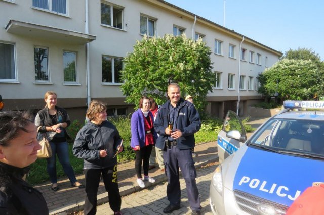 Wizyta na Posterunku Policji w Przybiernowie 