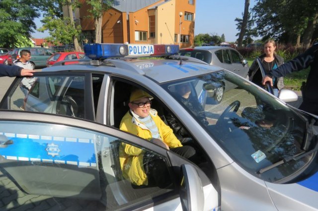Wizyta na Posterunku Policji w Przybiernowie 