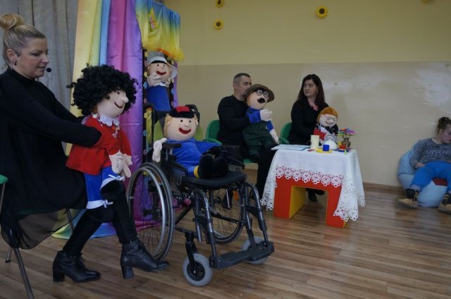 „Mój brat” - spektakl w Ośrodku Rehabilitacyjno – Edukacyjno – Wychowawczym w Przybiernowie 