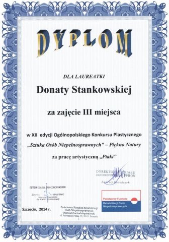Konkurs Plastyczny „Sztuka Osób Niepełnosprawnych” – 2014 r. PIĘKNO NATURY